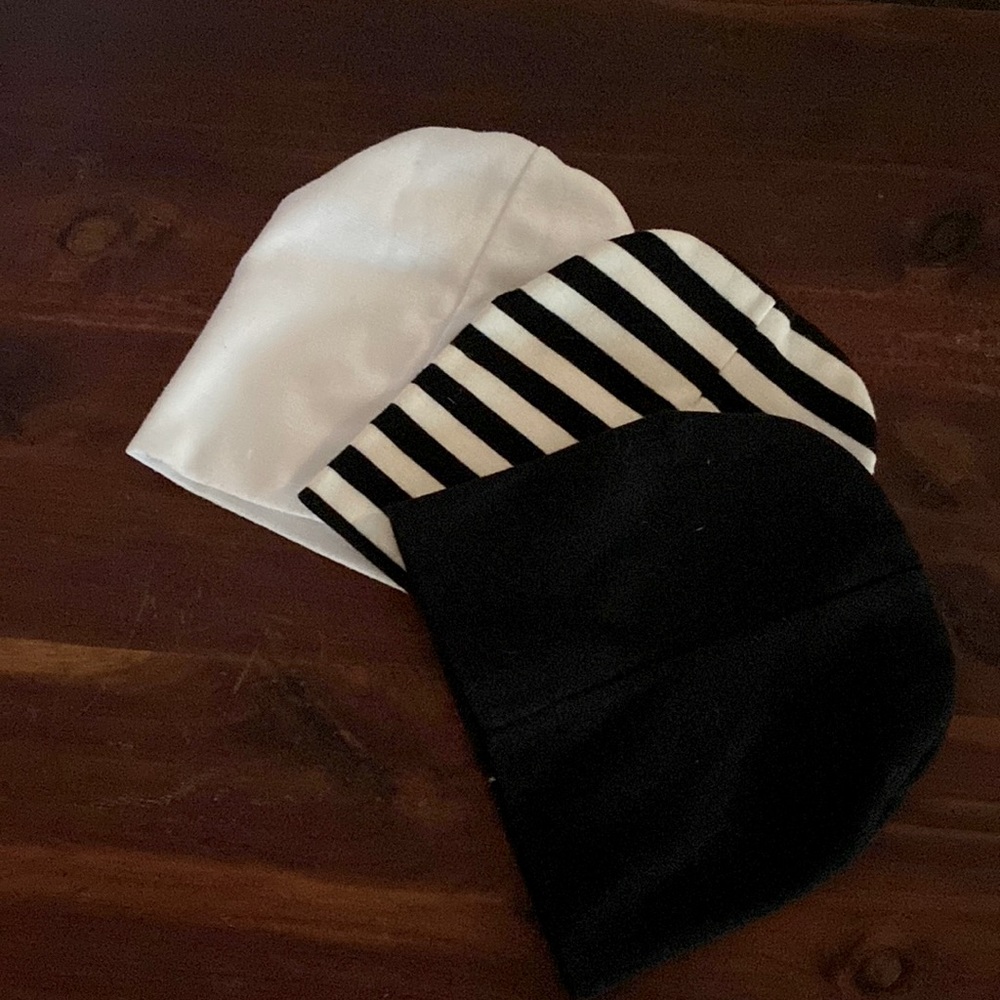 3 pack cotton beanie